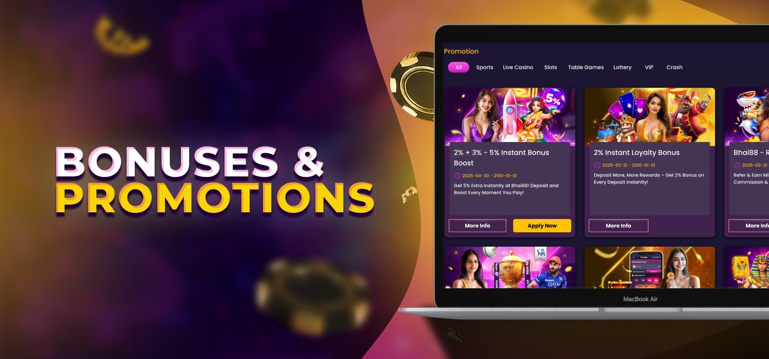 possible bonuses for bhai88 users